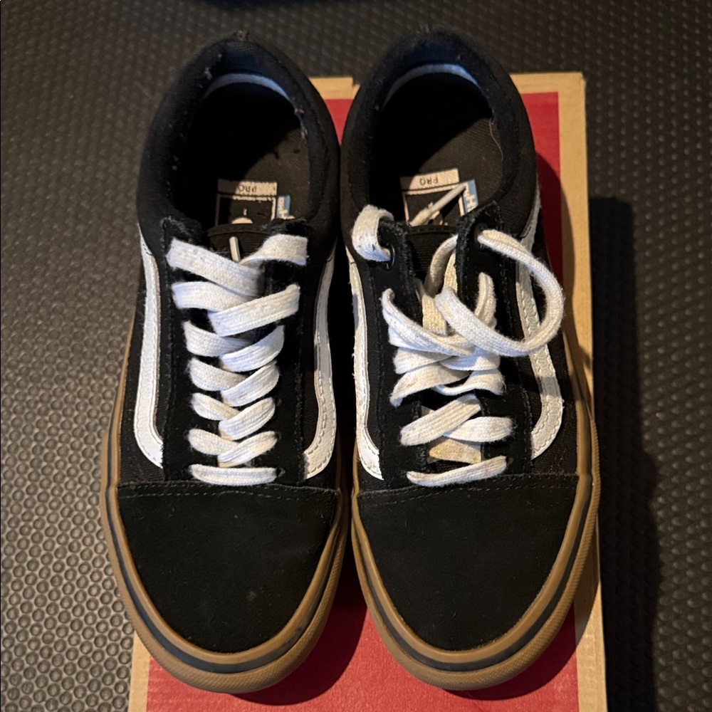 Vans Black White Gum Classic Old Skool Sneakers